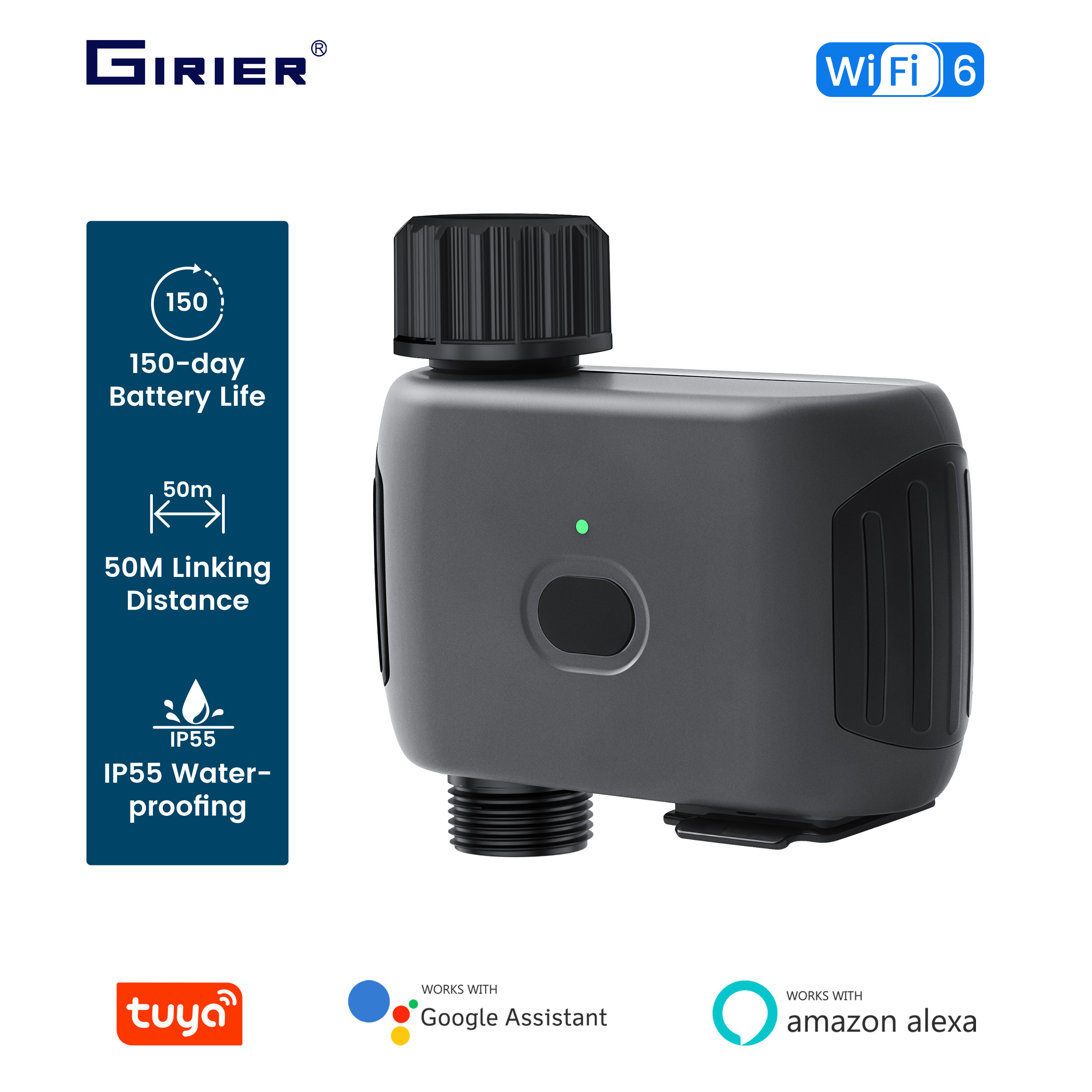 GIRIER Tuya Smart Water Timer  - Gardena Smart Irrigation Control avis et prix