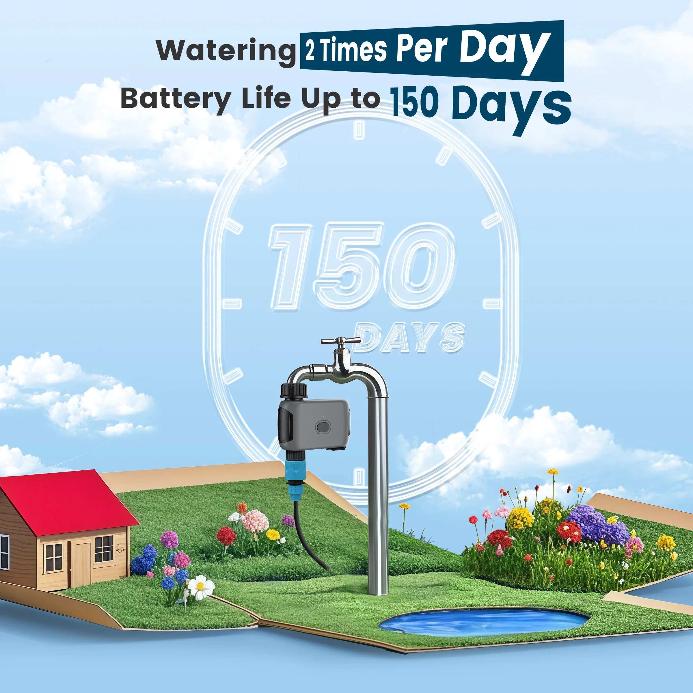 GIRIER Tuya Smart Water Timer  - Gardena Smart Irrigation Control avis et prix