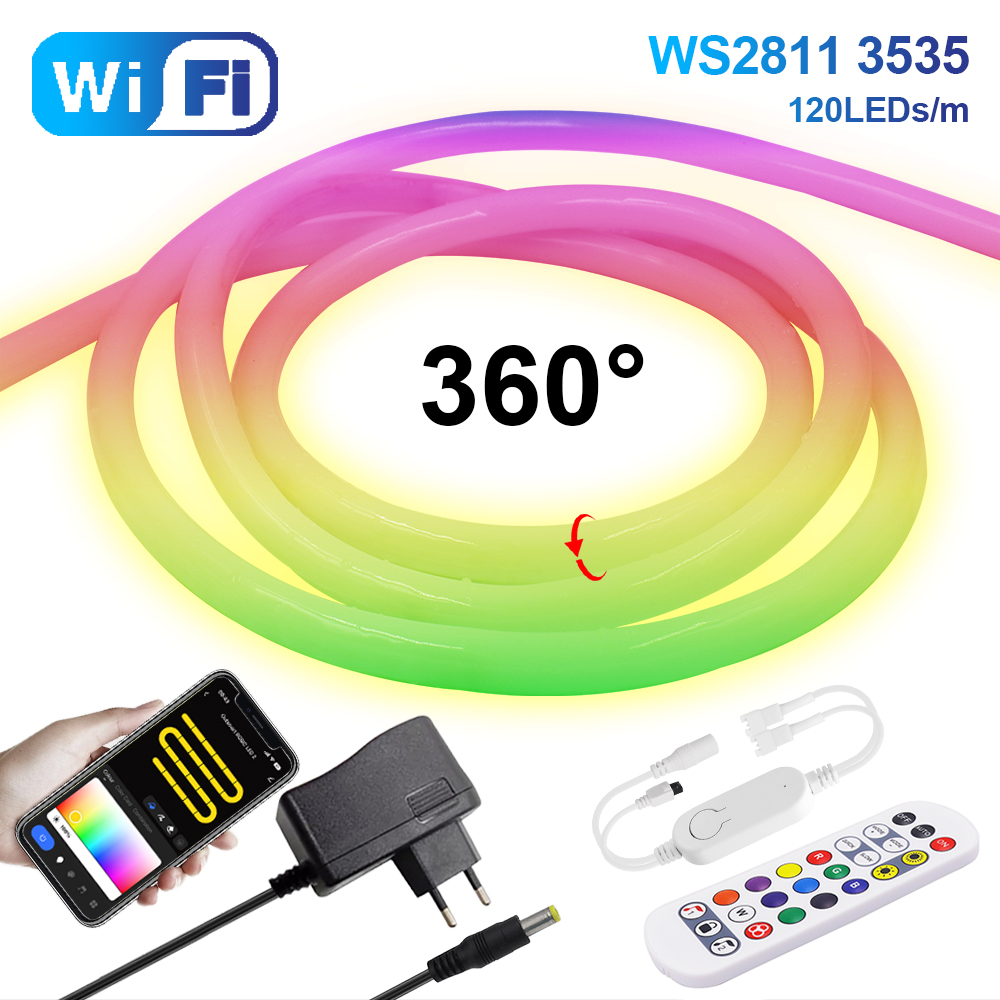 360 Round RGB LED Neon Tube St - Smart Garden Youtube avis et prix