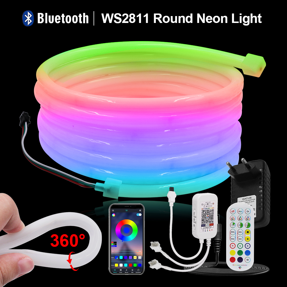 360 Round RGB LED Neon Tube St - Smart Garden Youtube avis et prix