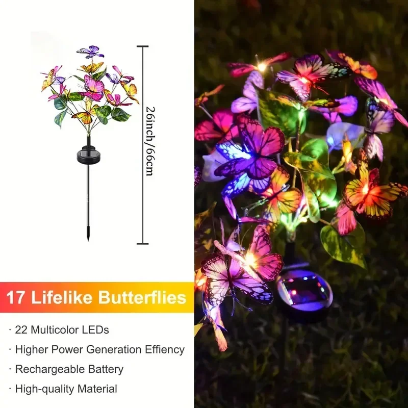 Solar LED Butterfly Garden Lig - Smart Zen Garden avis et prix