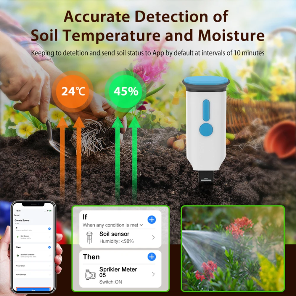 Haozee Tuya Smart WiFi Soil Mo - Smart Garden Indoor avis et prix