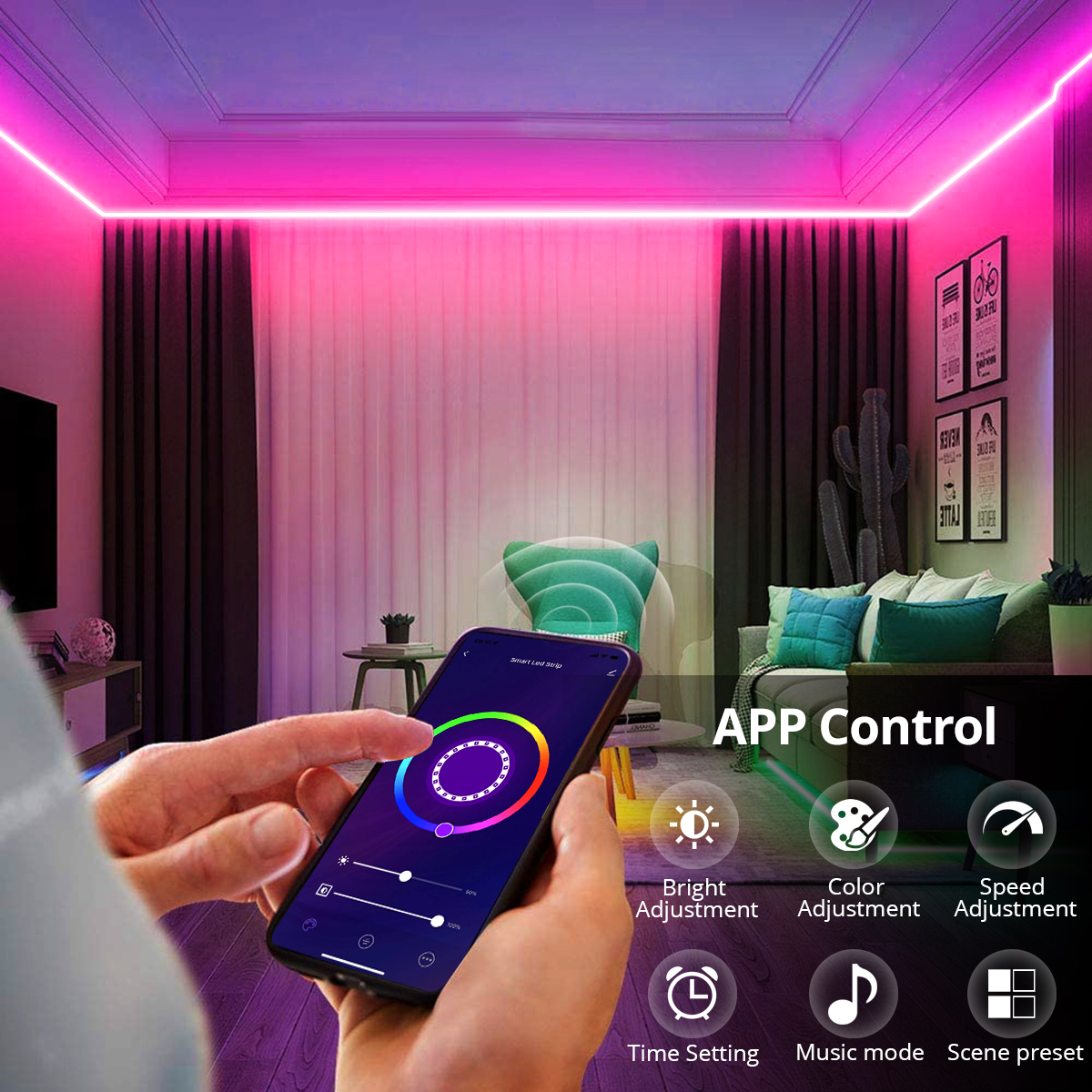 Tuya Smart Life 12V RGB Neon L - Smart Garden Youtube avis et prix