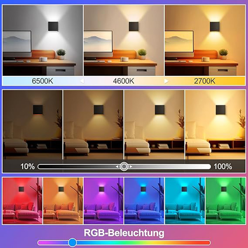 12W LED Outdoor Wall Light RGB - Smart Garden Arduino avis et prix