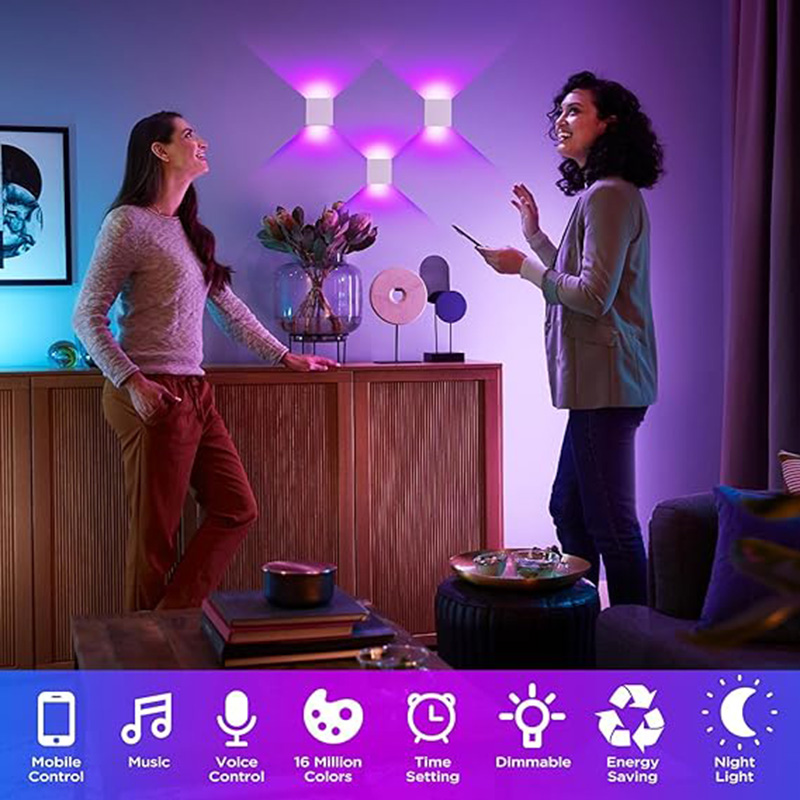 12W LED Outdoor Wall Light RGB - Smart Garden Arduino avis et prix