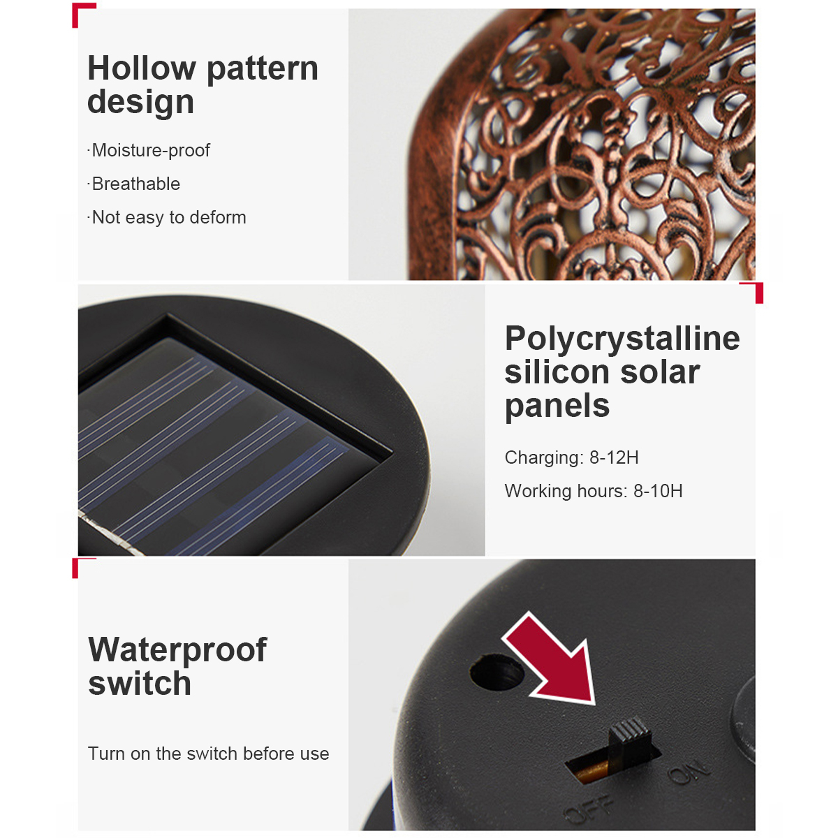 Solar Lanterns Outdoor Waterpr - Smart Zen Garden avis et prix