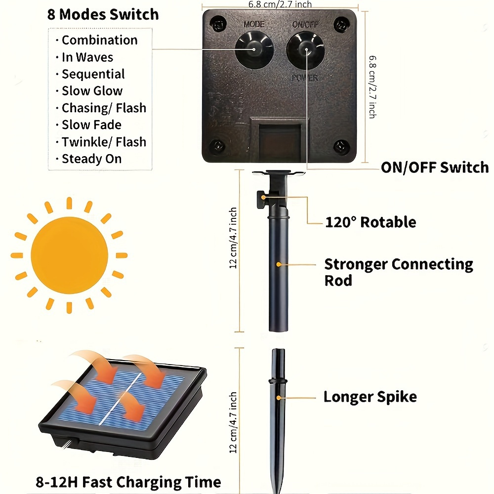 Solar String Lights Waterproof - Smart Garden Youtube avis et prix