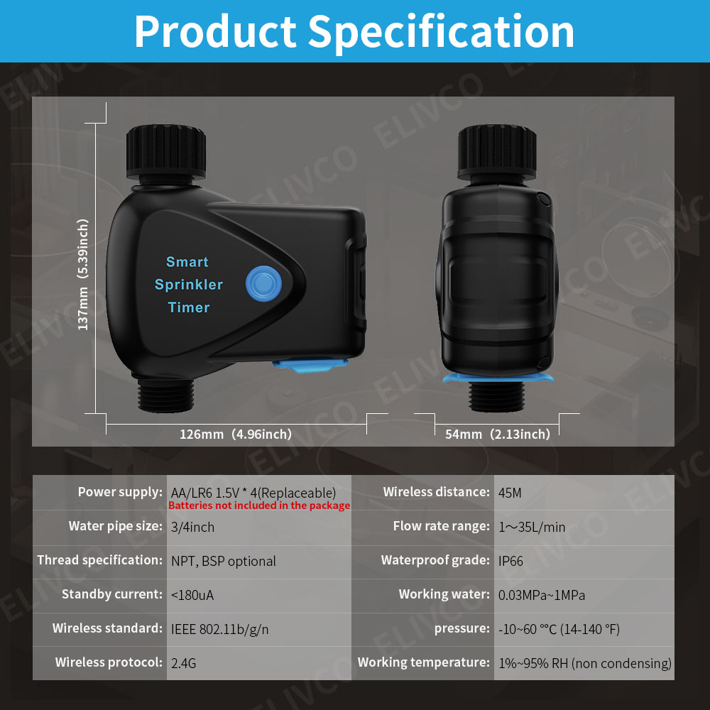 Tuya WiFi Smart Water Device w - Smart Garden Water avis et prix
