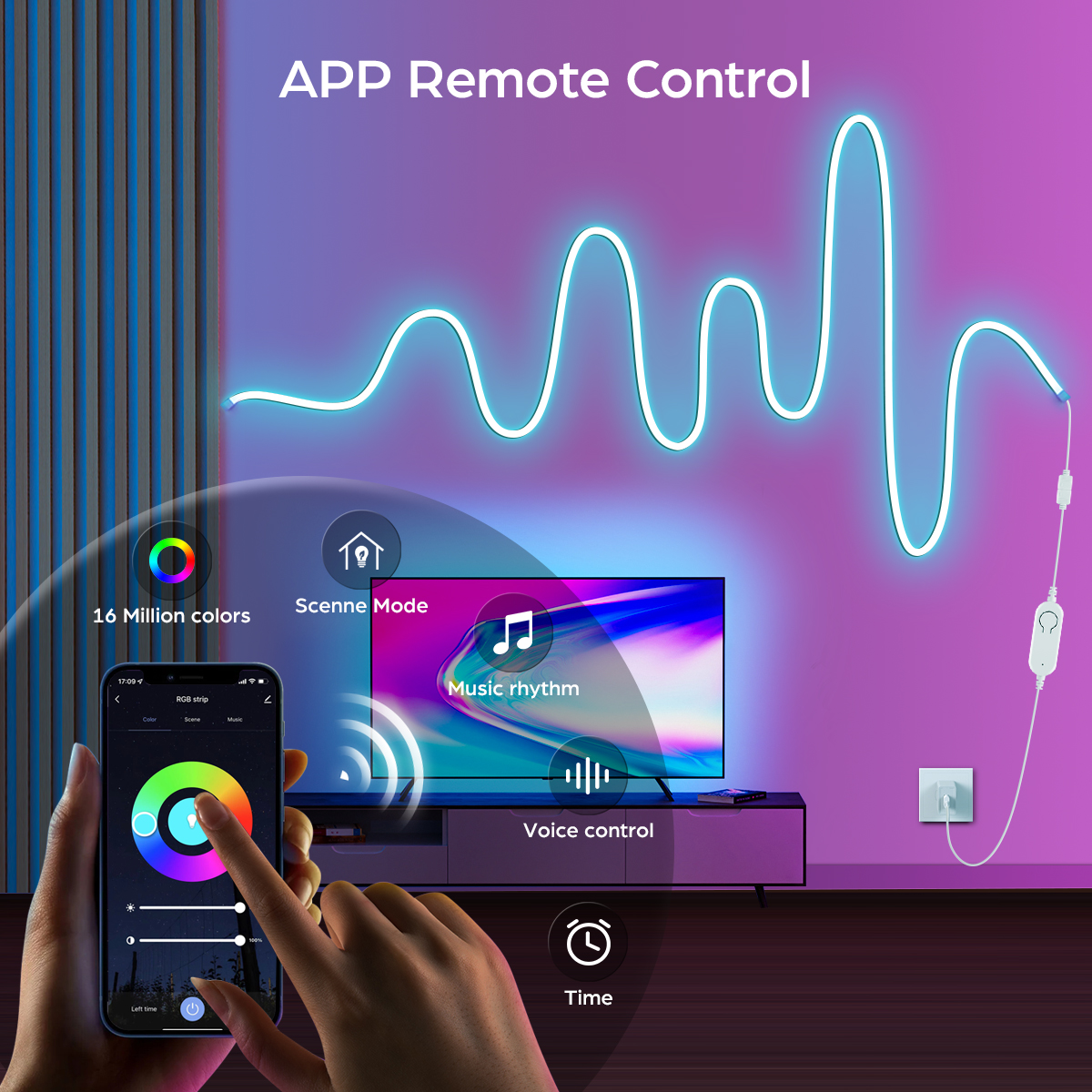 Wifi Tuya Smart Life RGB USB L - Smart Garden Youtube avis et prix