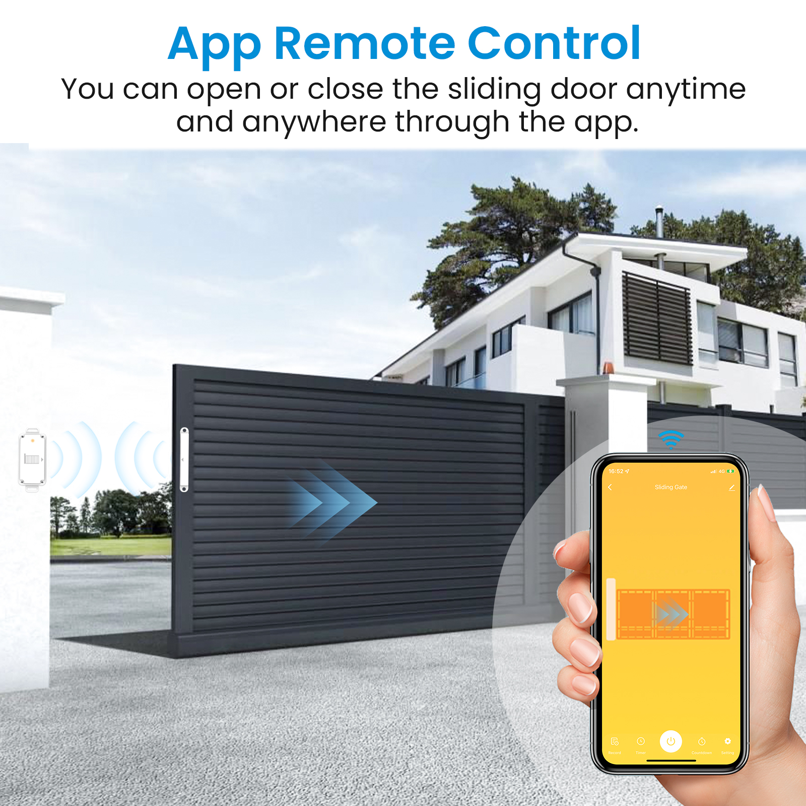 QCSMART Sliding Gate Opener Co - Smart Garden Arduino avis et prix