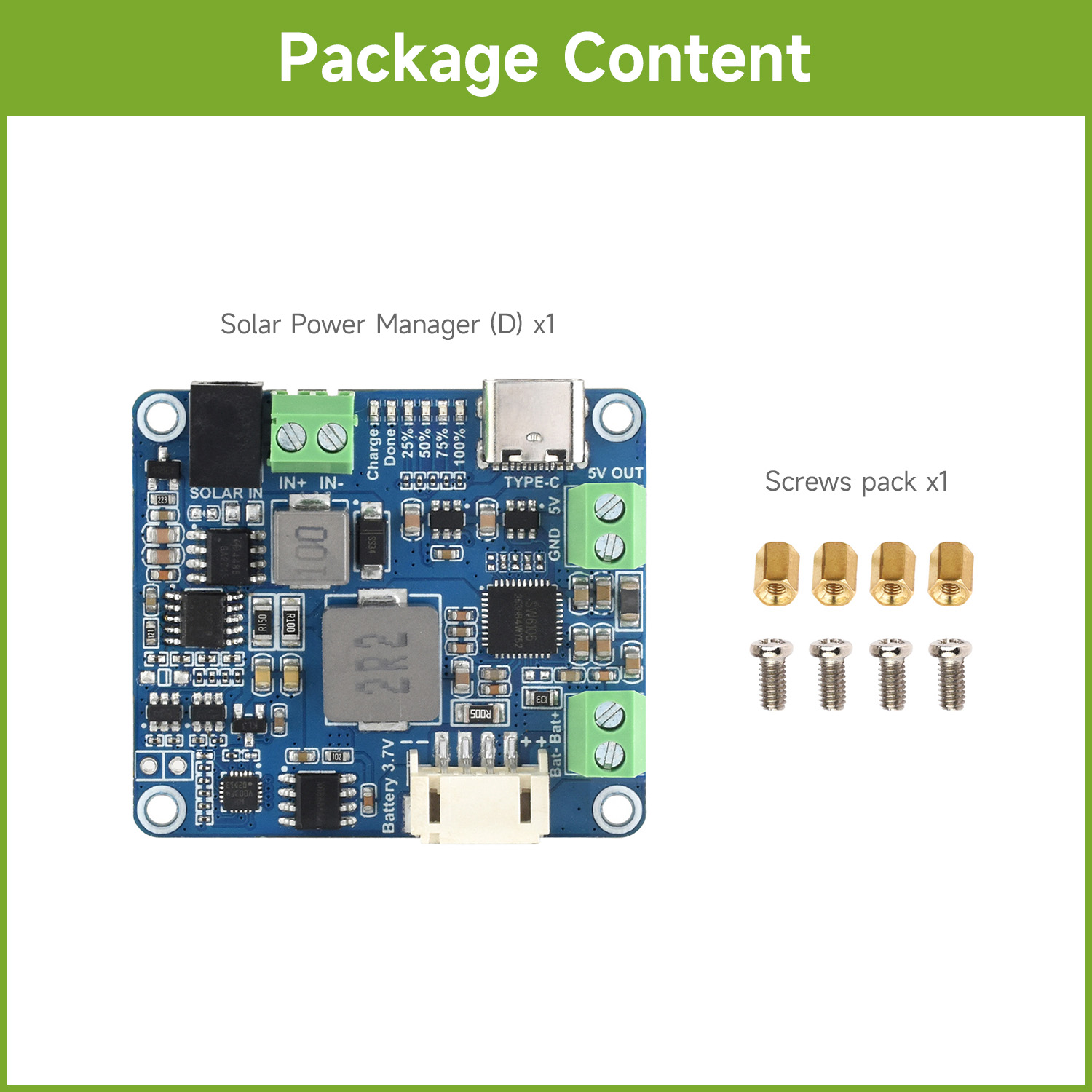 Waveshare Solar Power Manager  - Smart Garden Arduino avis et prix