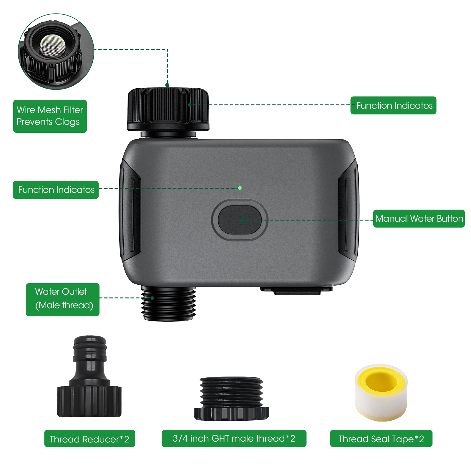 Insoma Wifi Sprinkler Timer Au - Gardena Smart Irrigation Control avis et prix