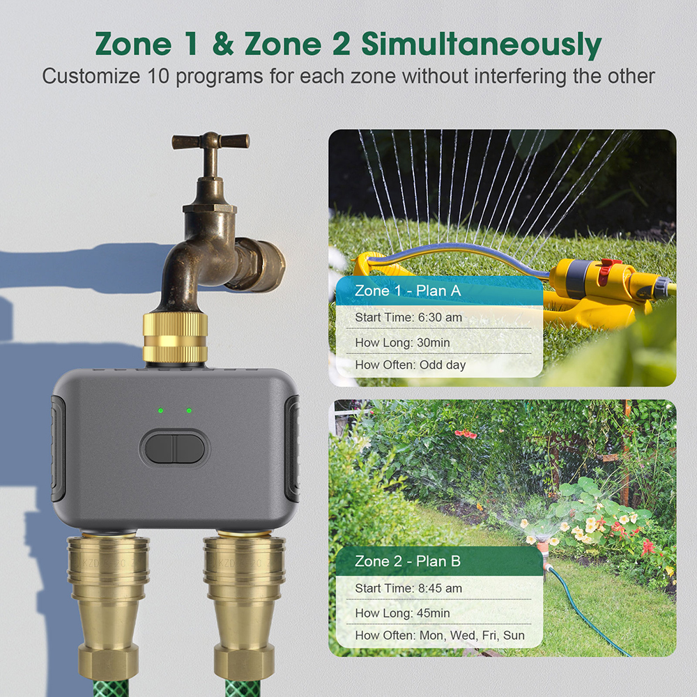 Tuya 2 Zone Watering Timer Gar - Gardena Smart Irrigation Control avis et prix