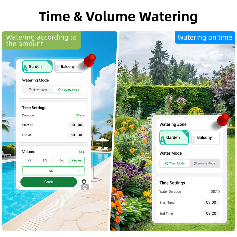 WiFi Water Timer 2 Zone Solar  - Smart Zen Garden avis et prix